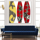 Empowerment I by Mary Calkins on GIANT ART - red abstract