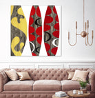 Empowerment I by Mary Calkins on GIANT ART - red abstract