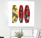 Empowerment I by Mary Calkins on GIANT ART - red abstract