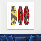 Empowerment I by Mary Calkins on GIANT ART - red abstract