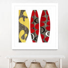 Empowerment I by Mary Calkins on GIANT ART - red abstract