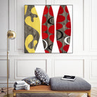 Empowerment I by Mary Calkins on GIANT ART - red abstract