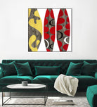 Empowerment I by Mary Calkins on GIANT ART - red abstract