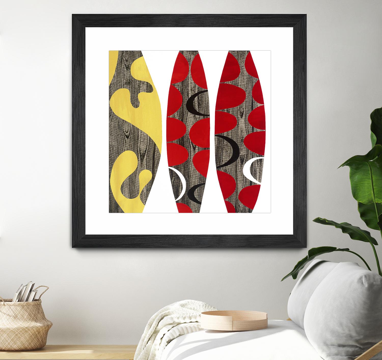 Empowerment I by Mary Calkins on GIANT ART - red abstract