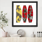 Empowerment I by Mary Calkins on GIANT ART - red abstract