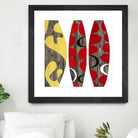 Empowerment I by Mary Calkins on GIANT ART - red abstract