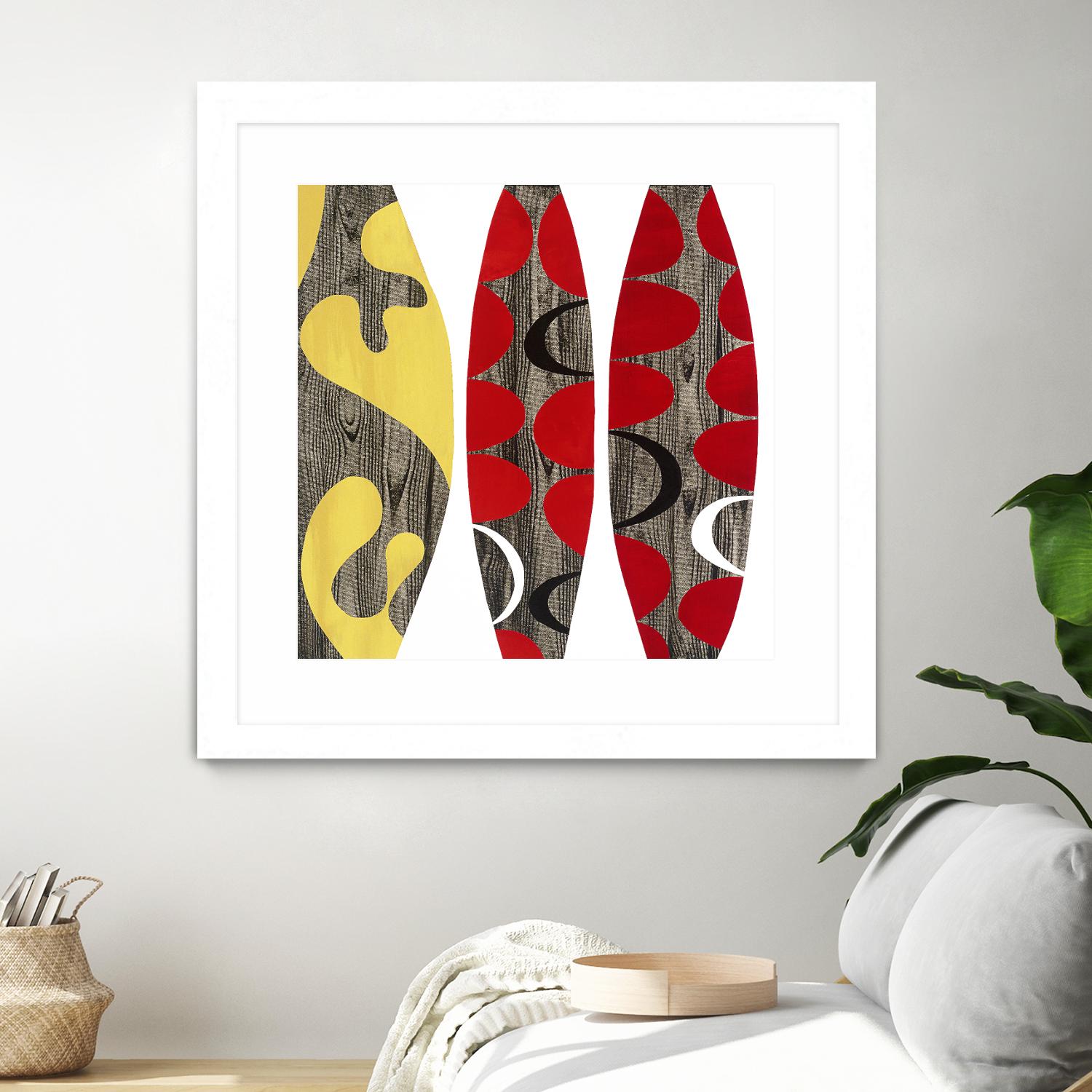 Empowerment I by Mary Calkins on GIANT ART - red abstract