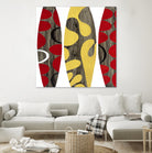 Empowerment II by Mary Calkins on GIANT ART - red abstract