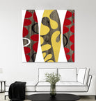 Empowerment II by Mary Calkins on GIANT ART - red abstract