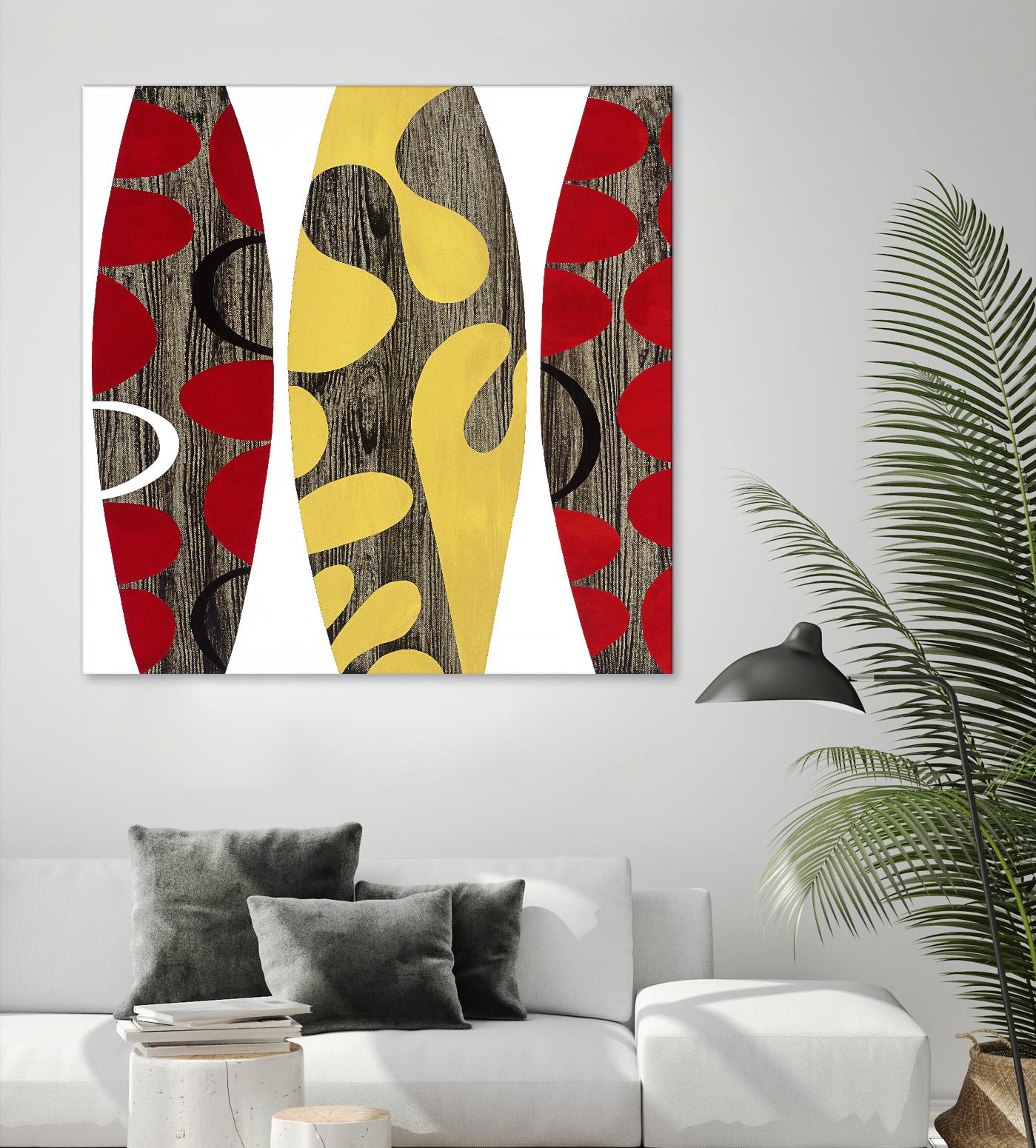 Empowerment II by Mary Calkins on GIANT ART - red abstract