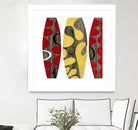 Empowerment II by Mary Calkins on GIANT ART - red abstract