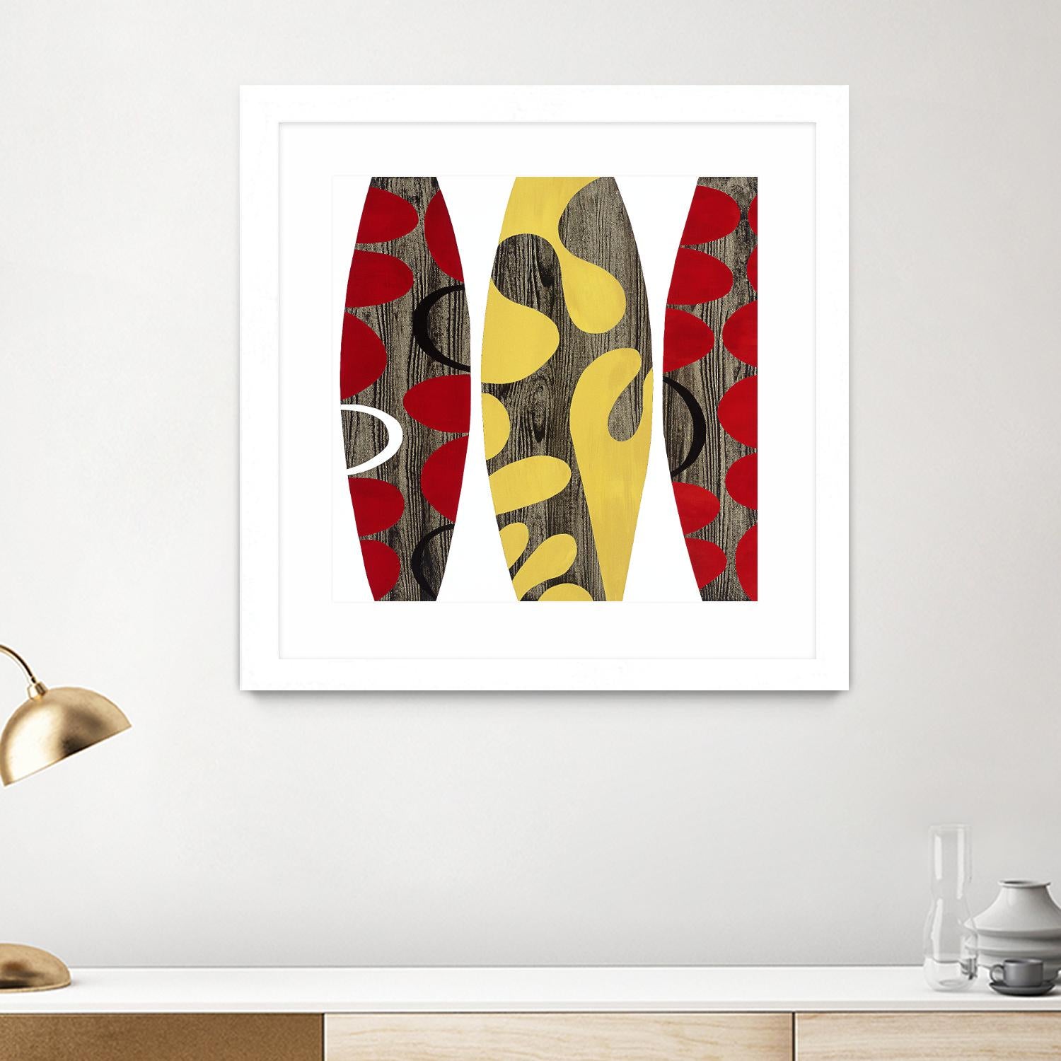 Empowerment II by Mary Calkins on GIANT ART - red abstract