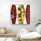 Empowerment II by Mary Calkins on GIANT ART - red abstract