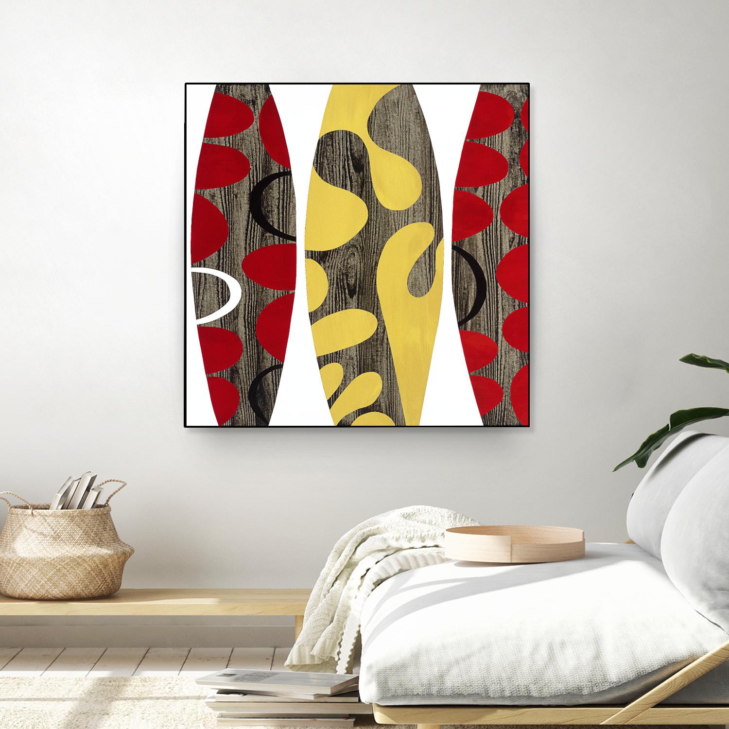 Empowerment II by Mary Calkins on GIANT ART - red abstract