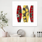 Empowerment II by Mary Calkins on GIANT ART - red abstract