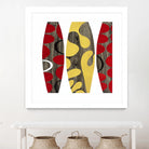 Empowerment II by Mary Calkins on GIANT ART - red abstract