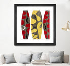 Empowerment II by Mary Calkins on GIANT ART - red abstract