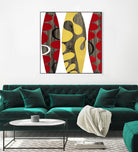 Empowerment II by Mary Calkins on GIANT ART - red abstract