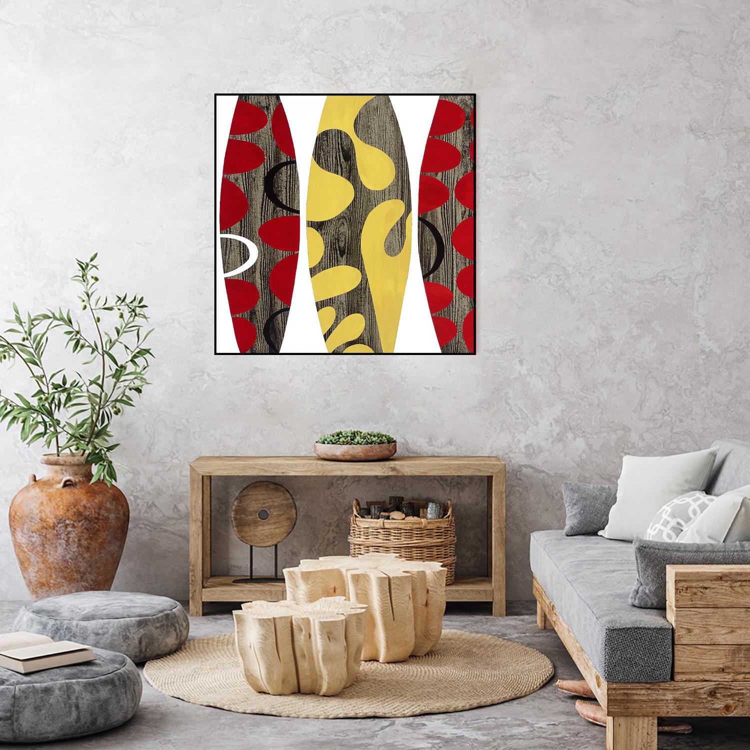 Empowerment II by Mary Calkins on GIANT ART - red abstract