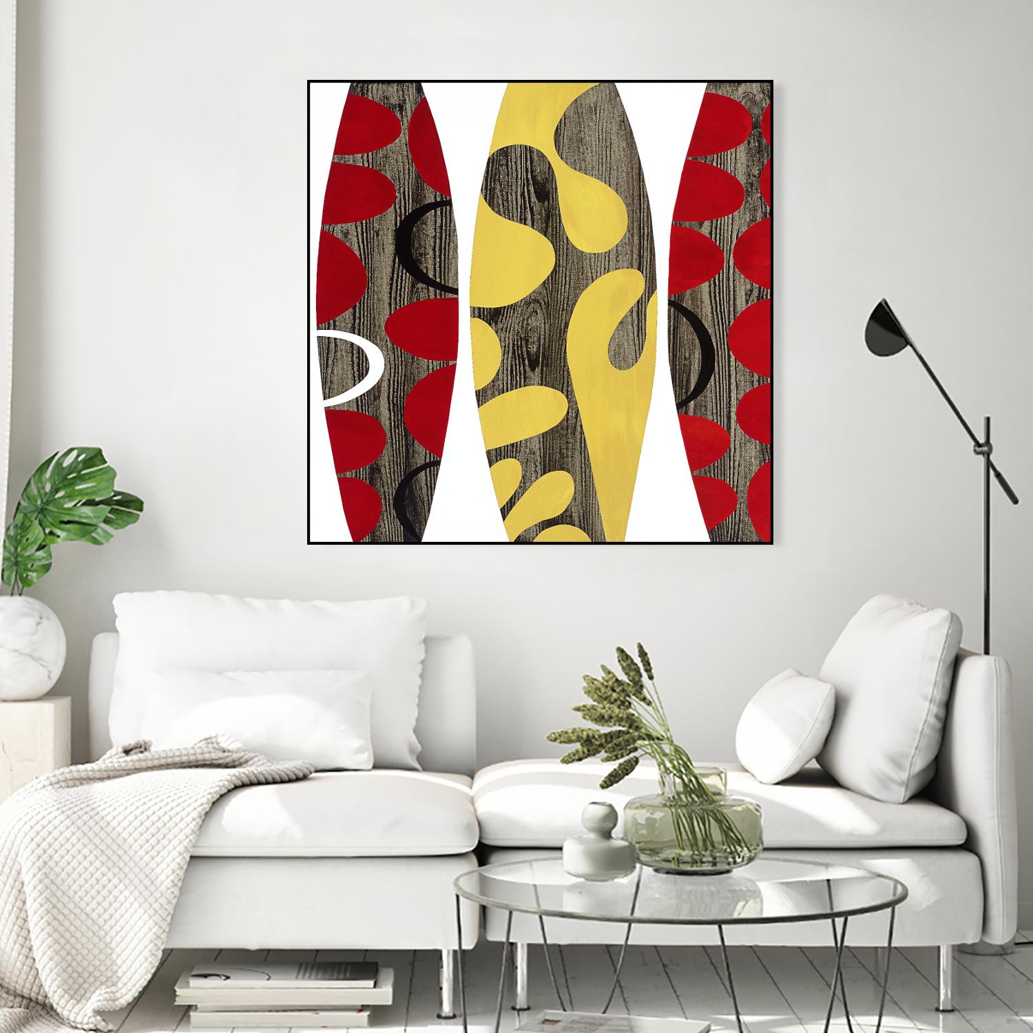 Empowerment II by Mary Calkins on GIANT ART - red abstract