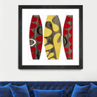 Empowerment II by Mary Calkins on GIANT ART - red abstract