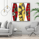 Empowerment II by Mary Calkins on GIANT ART - red abstract