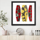 Empowerment II by Mary Calkins on GIANT ART - red abstract