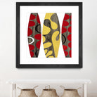 Empowerment II by Mary Calkins on GIANT ART - red abstract