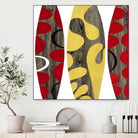 Empowerment II by Mary Calkins on GIANT ART - red abstract