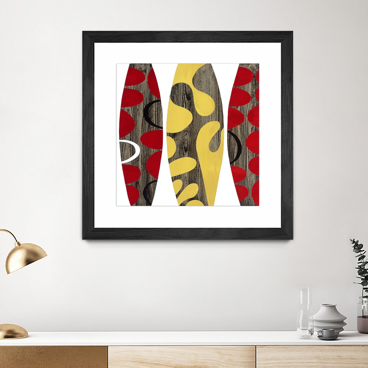 Empowerment II by Mary Calkins on GIANT ART - red abstract