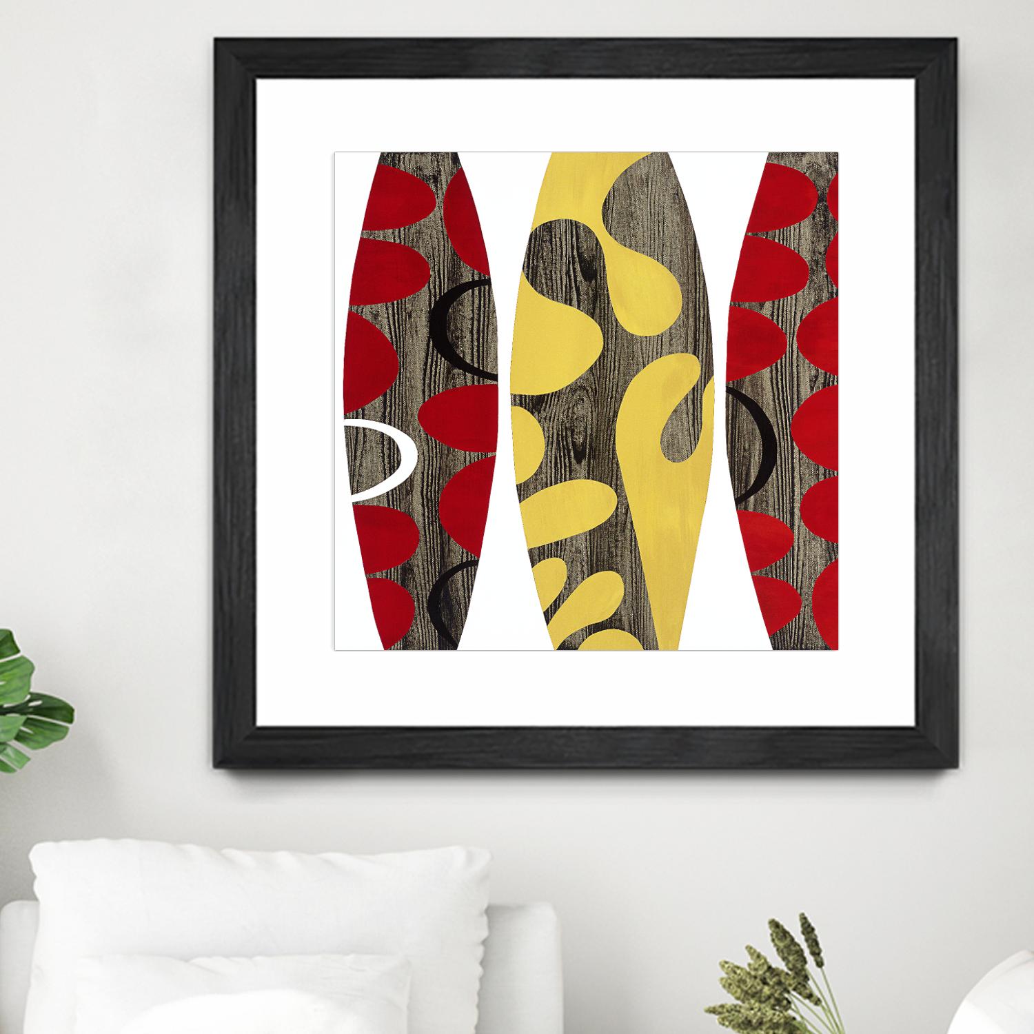 Empowerment II by Mary Calkins on GIANT ART - red abstract