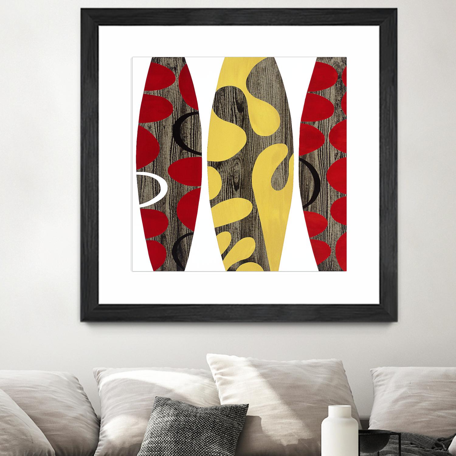 Empowerment II by Mary Calkins on GIANT ART - red abstract