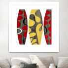 Empowerment II by Mary Calkins on GIANT ART - red abstract