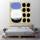 Luna Azul I by Mary Calkins on GIANT ART - blue abstract