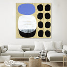 Luna Azul I by Mary Calkins on GIANT ART - blue abstract