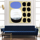 Luna Azul I by Mary Calkins on GIANT ART - blue abstract