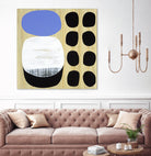 Luna Azul I by Mary Calkins on GIANT ART - blue abstract