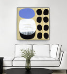 Luna Azul I by Mary Calkins on GIANT ART - blue abstract