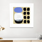 Luna Azul I by Mary Calkins on GIANT ART - blue abstract