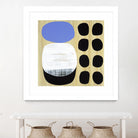 Luna Azul I by Mary Calkins on GIANT ART - blue abstract