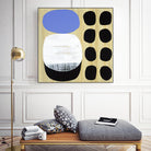 Luna Azul I by Mary Calkins on GIANT ART - blue abstract