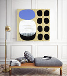 Luna Azul I by Mary Calkins on GIANT ART - blue abstract