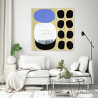 Luna Azul I by Mary Calkins on GIANT ART - blue abstract