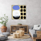 Luna Azul I by Mary Calkins on GIANT ART - blue abstract