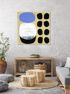 Luna Azul I by Mary Calkins on GIANT ART - blue abstract