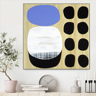 Luna Azul I by Mary Calkins on GIANT ART - blue abstract