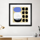 Luna Azul I by Mary Calkins on GIANT ART - blue abstract