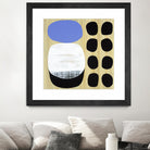 Luna Azul I by Mary Calkins on GIANT ART - blue abstract