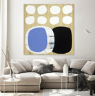 Luna Azul II by Mary Calkins on GIANT ART - blue abstract