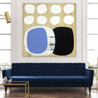 Luna Azul II by Mary Calkins on GIANT ART - blue abstract